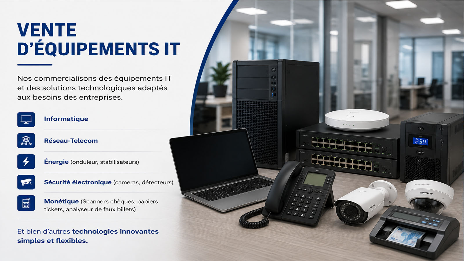 Vente et solutions technologiques